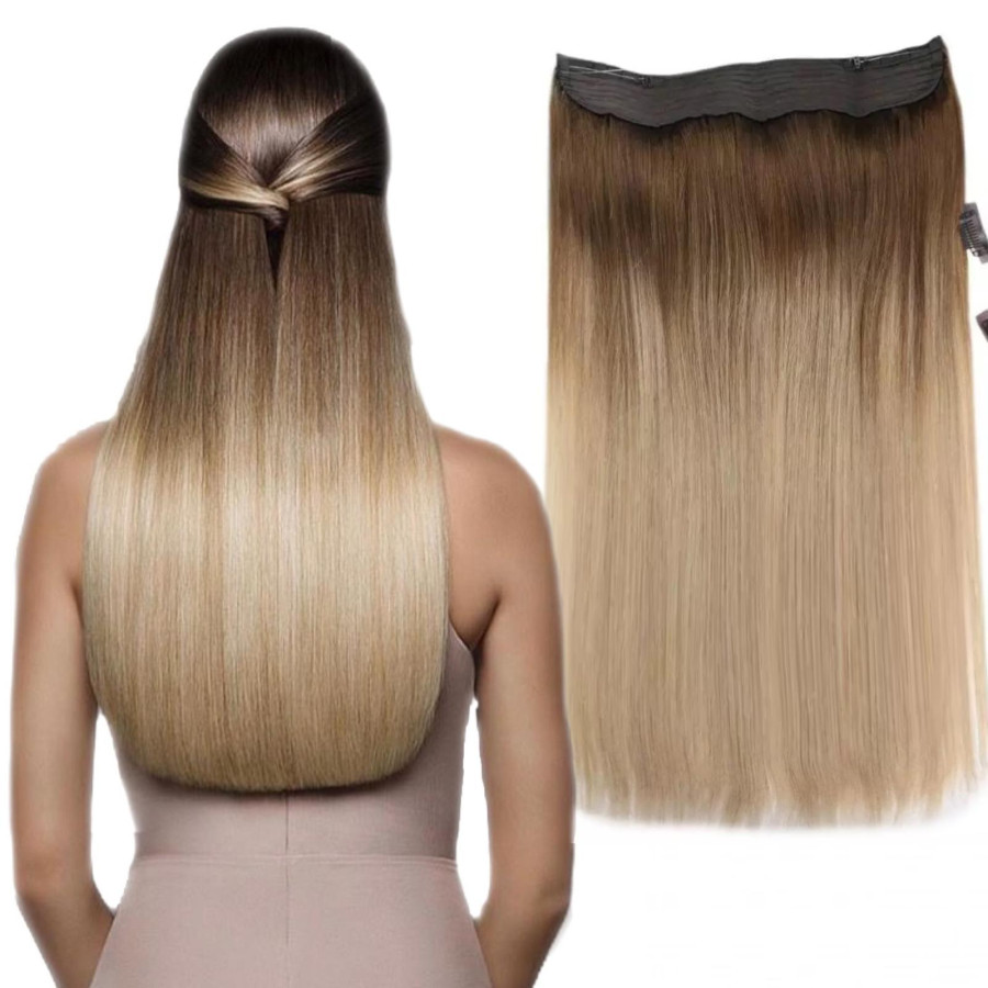 Trese de Par Cret OMBRE Saten Natural / Blond Nisipiu